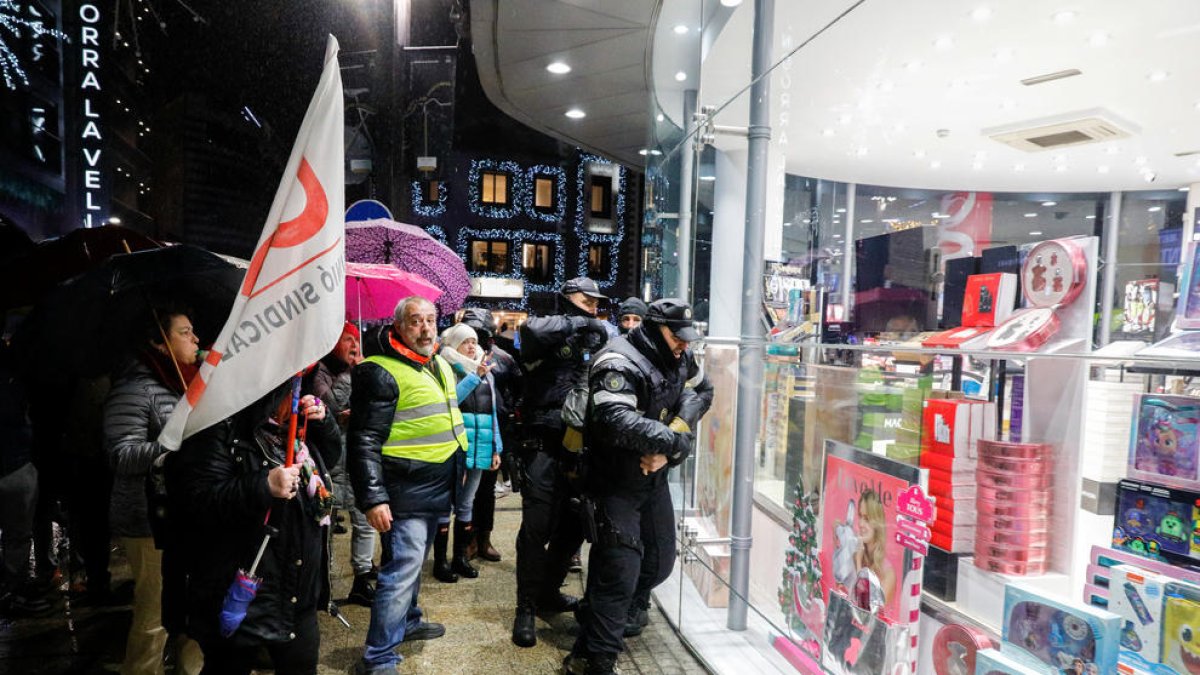 Anguita en una manifestació.