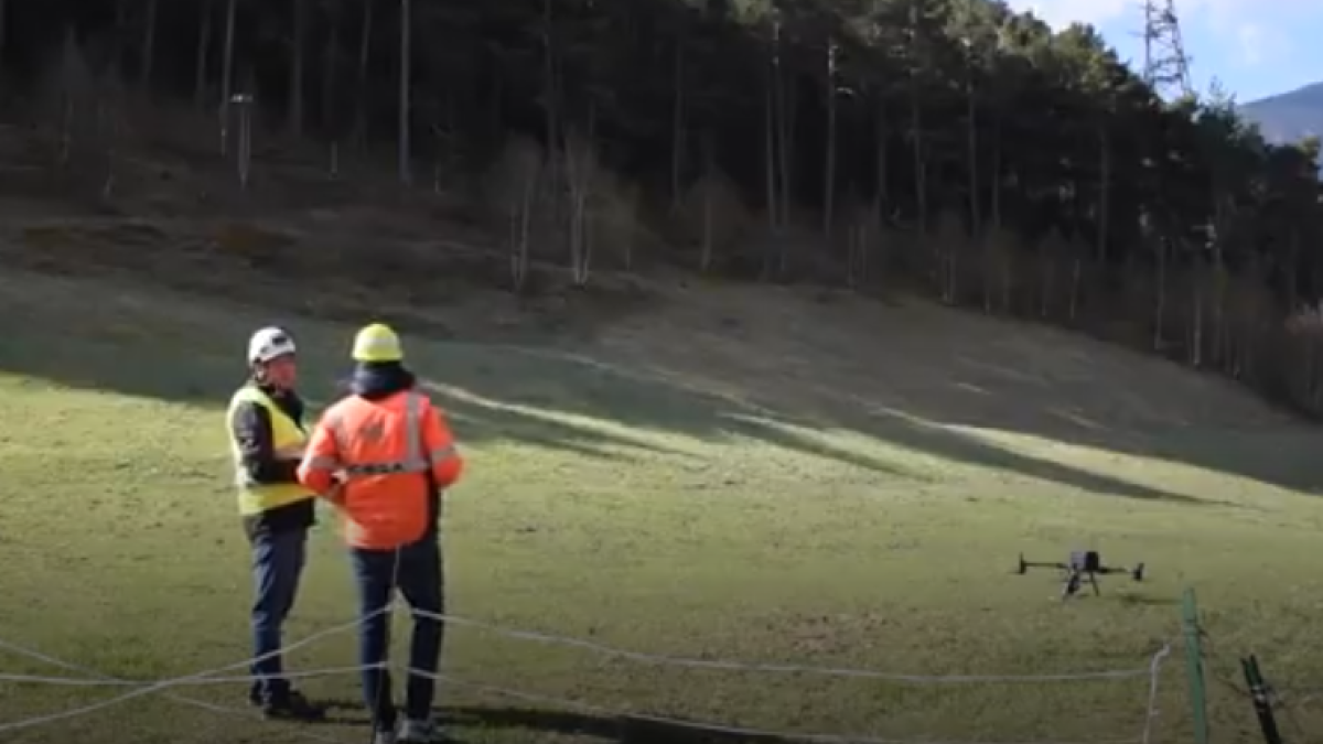 Drons de FEDA pel manteniment de les línies elèctriques