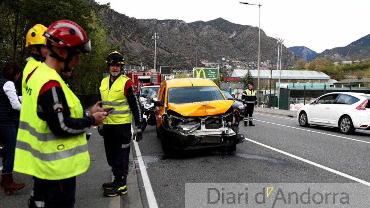 Accident a l'avinguda Salou