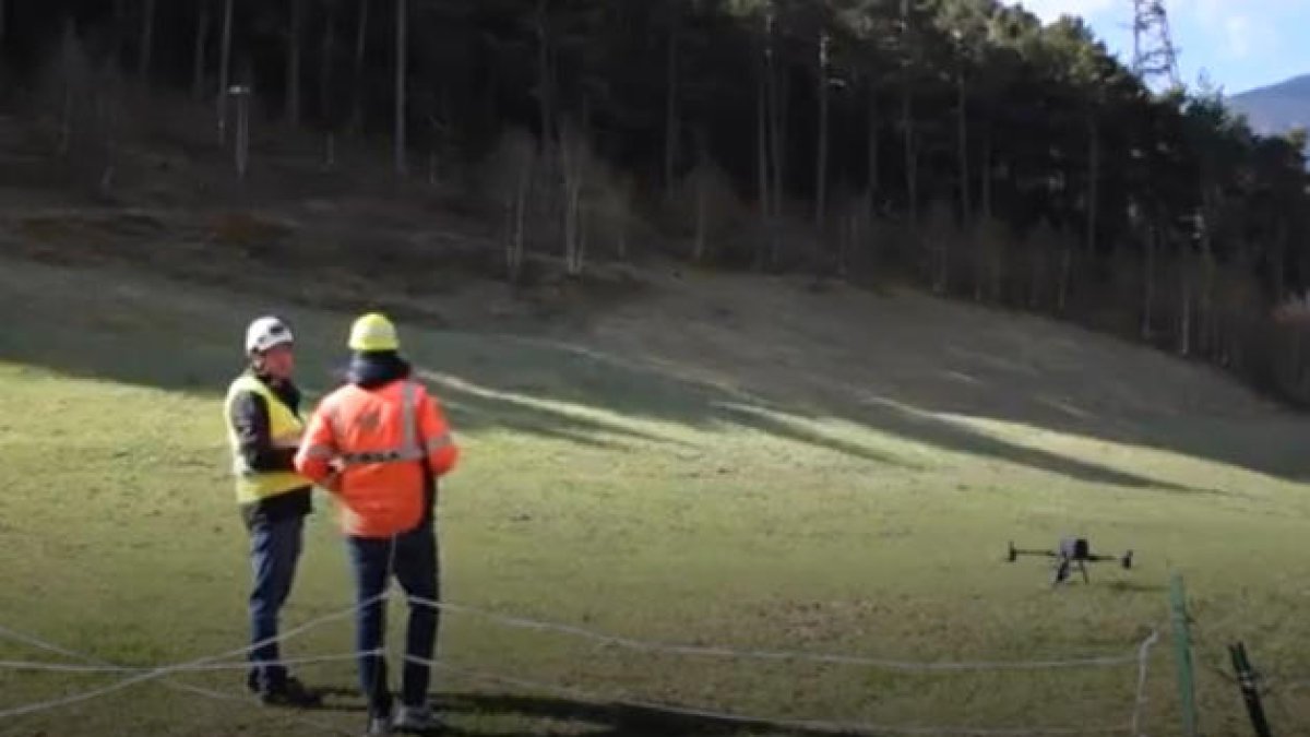 Drons per al manteniment de les línies elèctriques
