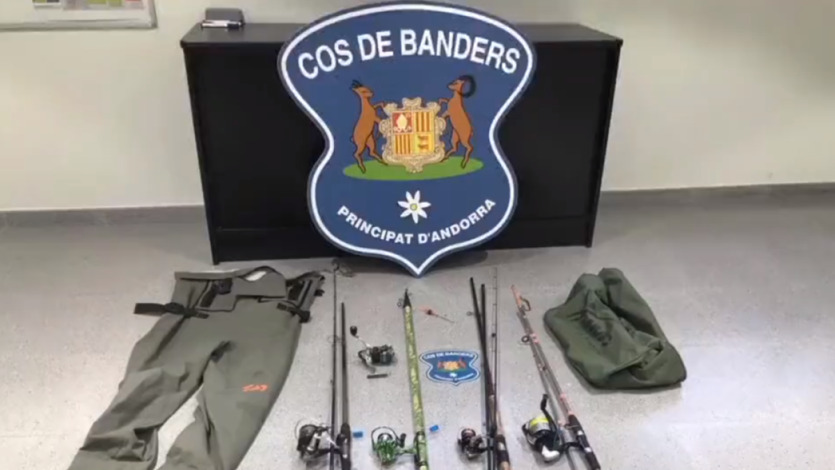 Material confiscat pels banders