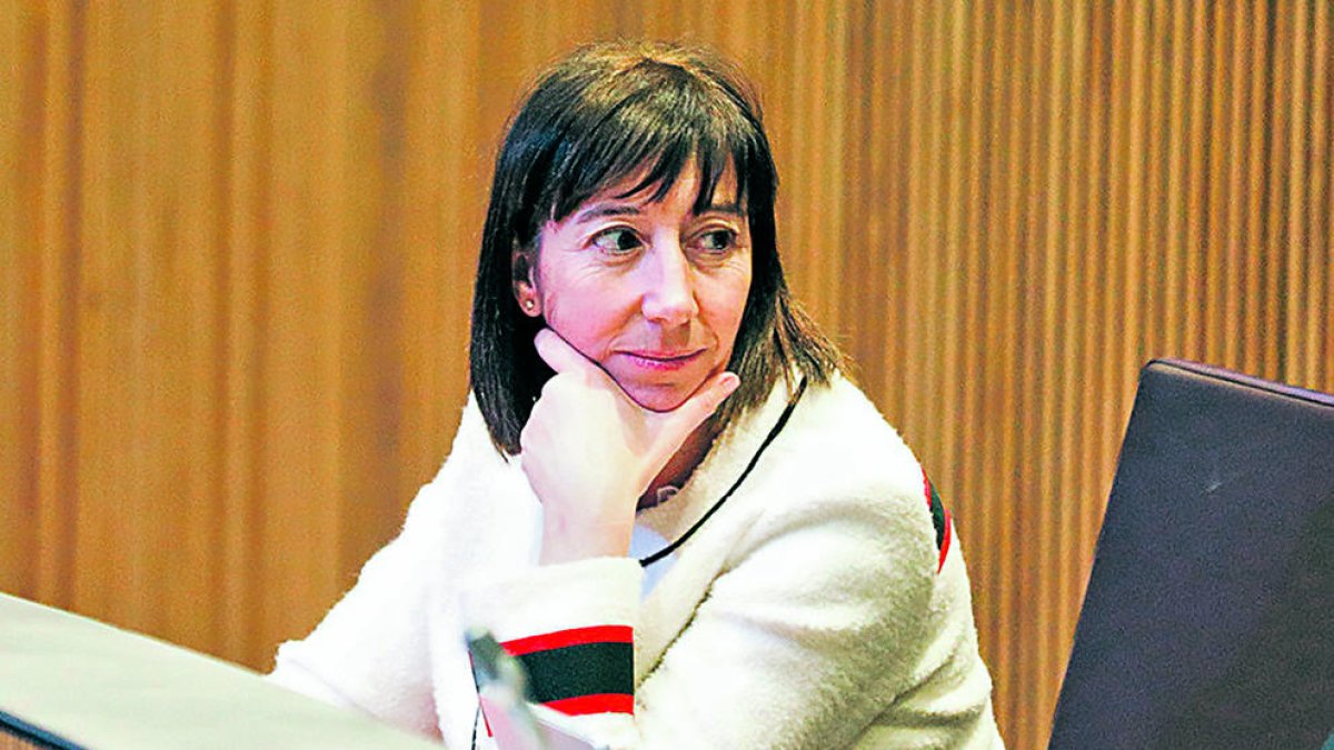Eva Descarrega al Consell General.