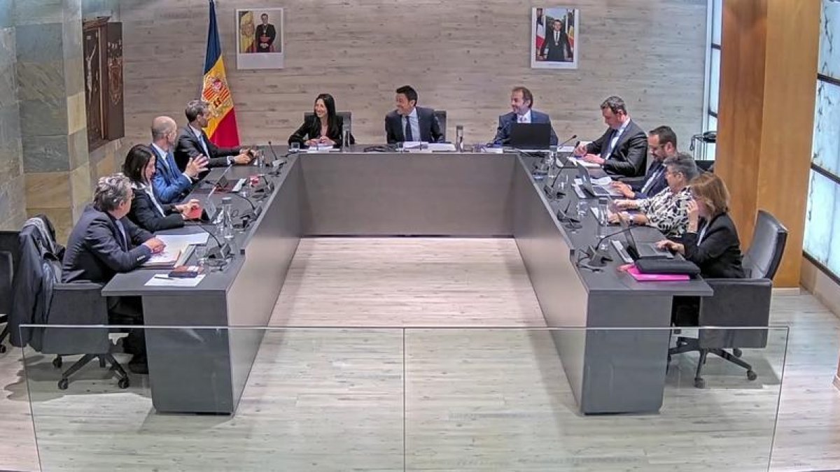 Sessió de comú celebrada avui a Ordino
