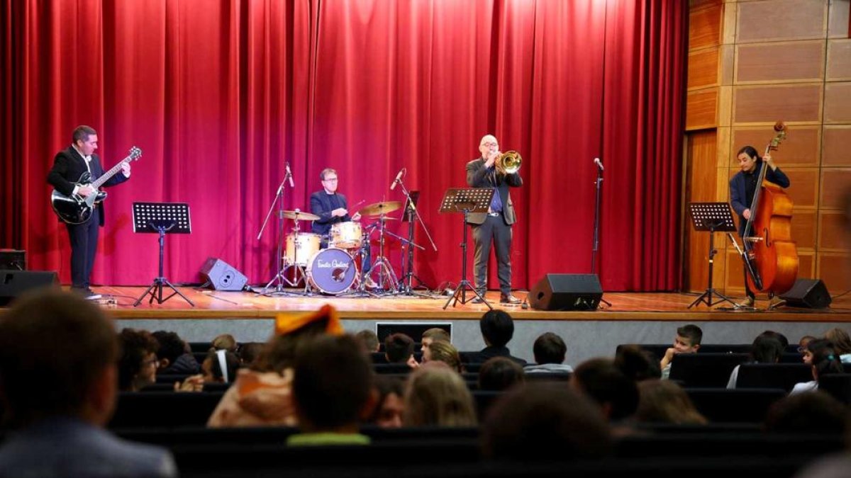 Concert pedagògic de jazz per als escolars d'Escaldes