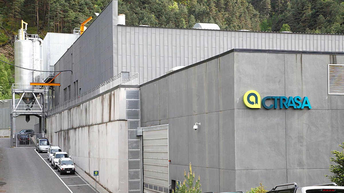 La planta de tractament de residus de la Comella.