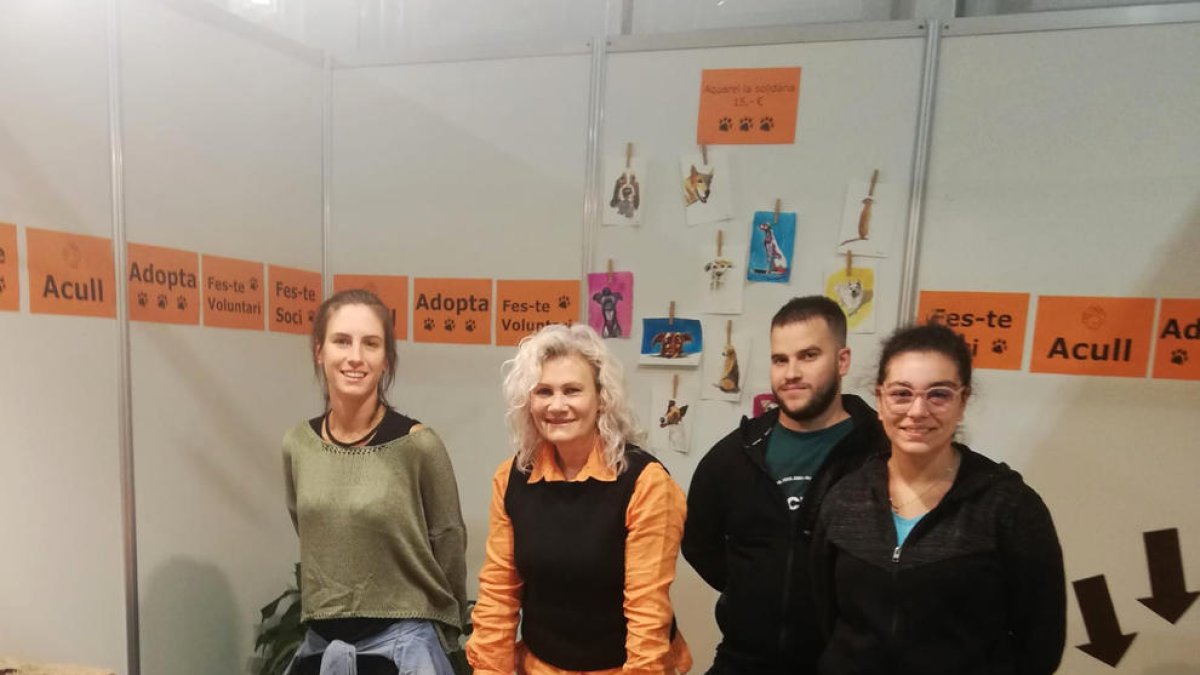 Desirée Abarca i part de l'equip de Nami.