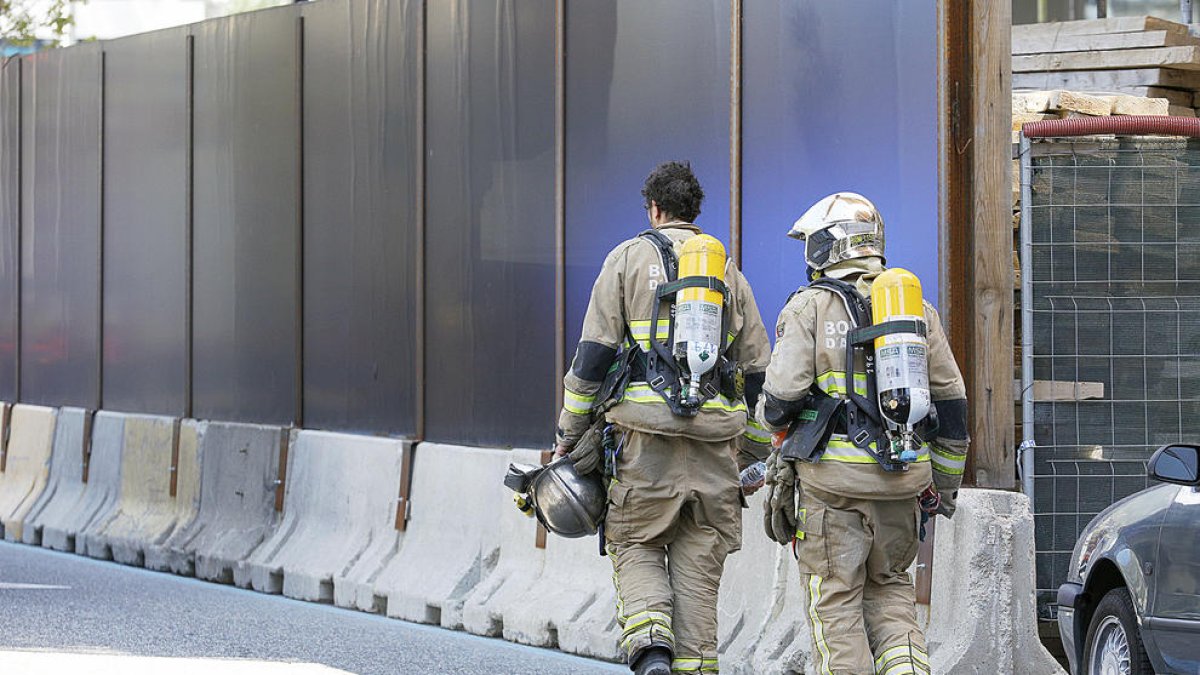 El cos durant una intervenció a la capital.