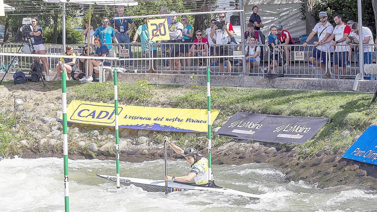 Doria, a les eliminatòries de caiac del divendres al Parc del Segre.