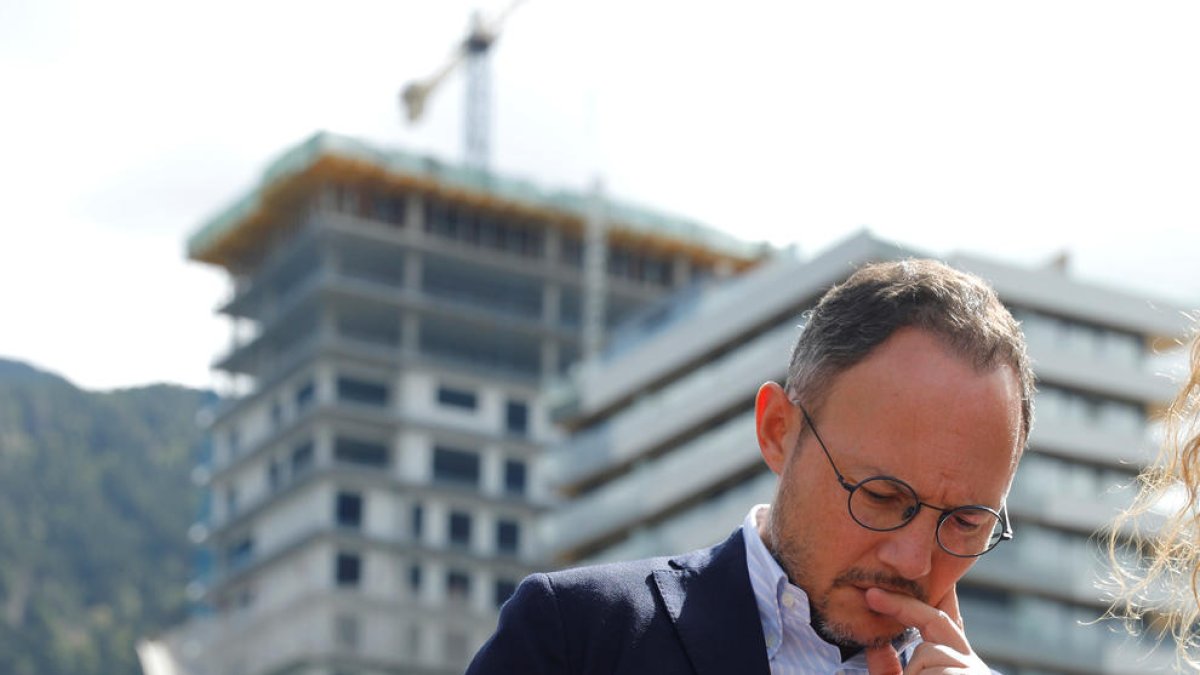 El cap de Govern, Xavier Espot.