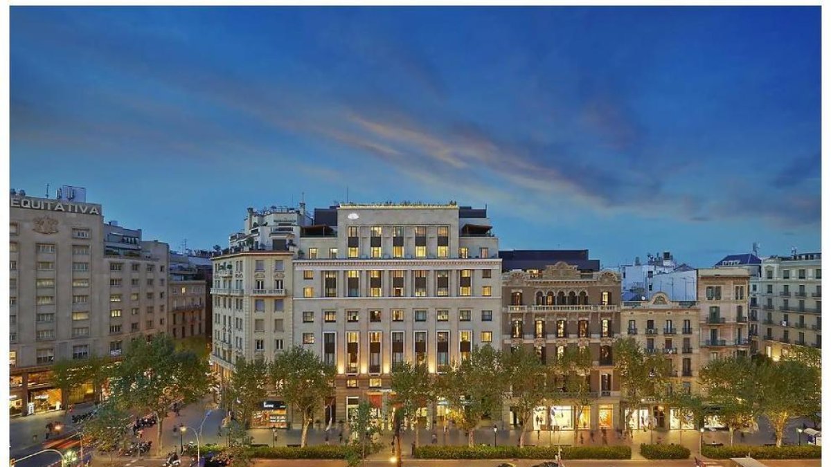 L'hotel Oriental Mandarin està situat al passeig de Gràcia