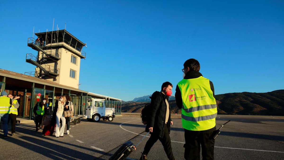 L'aeroport d'Andorra-la Seu d'Urgell.