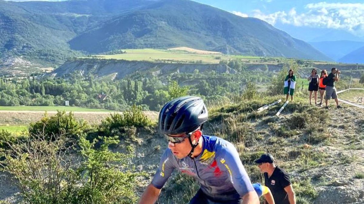 Roger Turné, en una prova anterior.