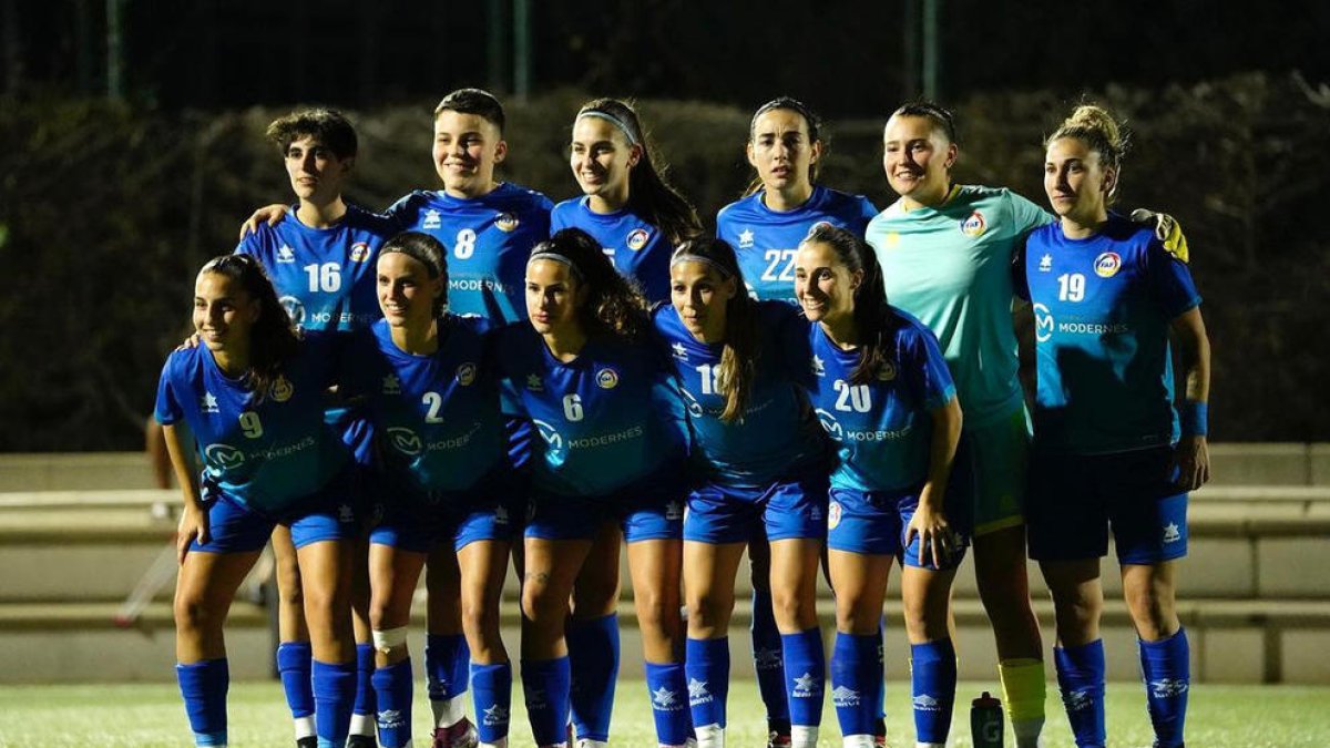 Les jugadores de l'Enfaf.