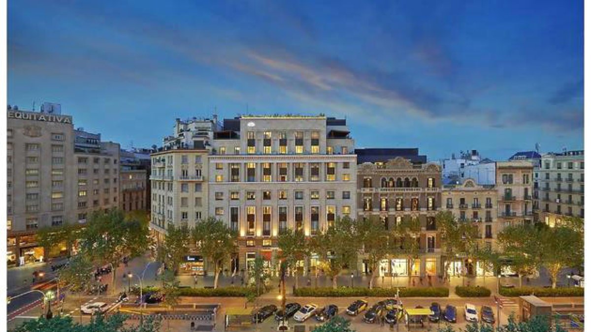 L'hotel Mandarin és al passeig de Gràcia.
