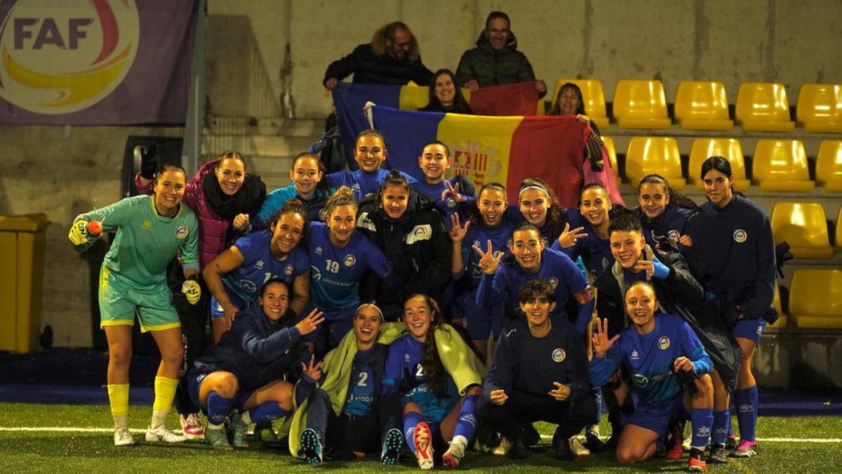 Celebració del triomf de les tricolors.