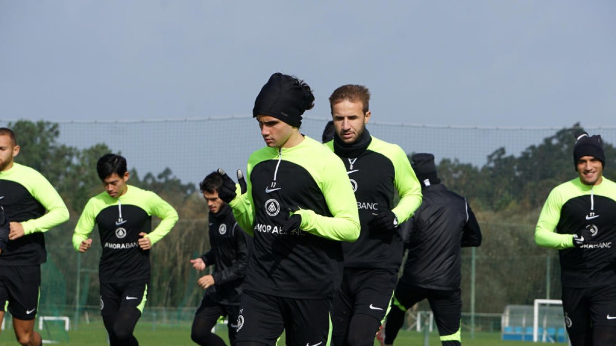 L'equip s'ha entrenat aquests dies a la Corunya.