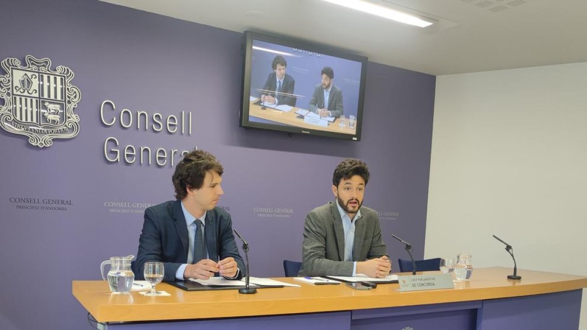 Roda de premsa aquest matí de Concòrdia