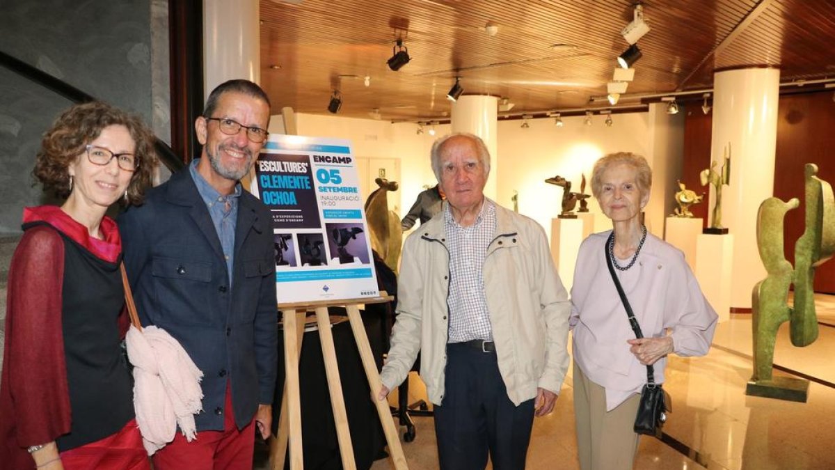 Inauguració de l'exposició 'Escultures' de Clemente Ochoa