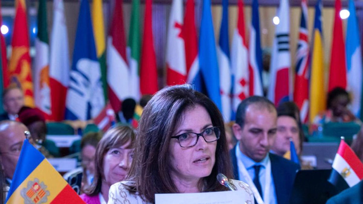 Imma Tor a la conferència ministerial de la Francofonia