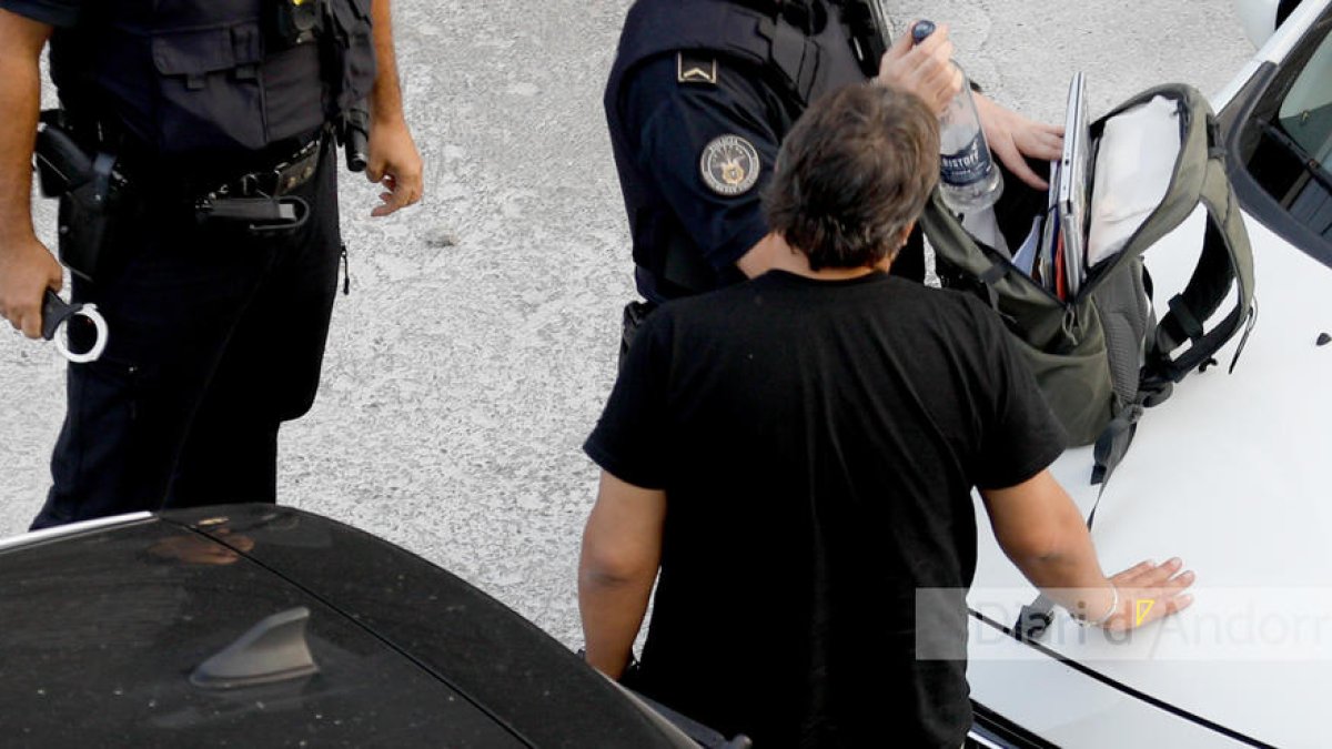 Detenció alcoholèmia policia