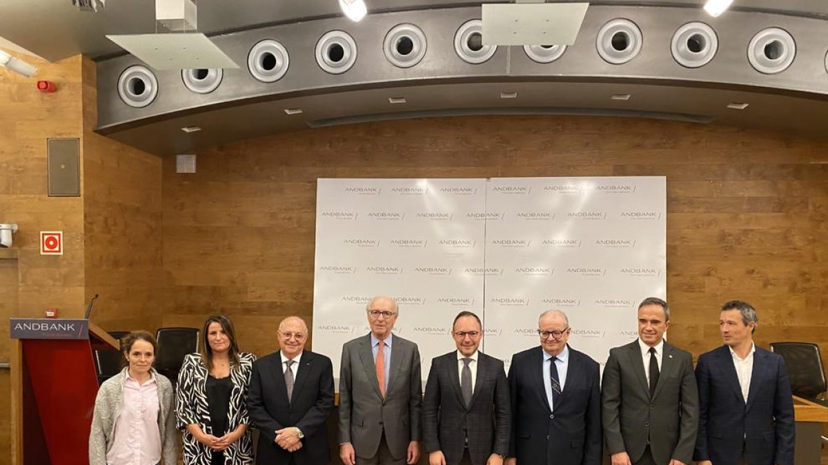 Signatura conveni entre Andbank i el patronat dels Jocs dels petits estats