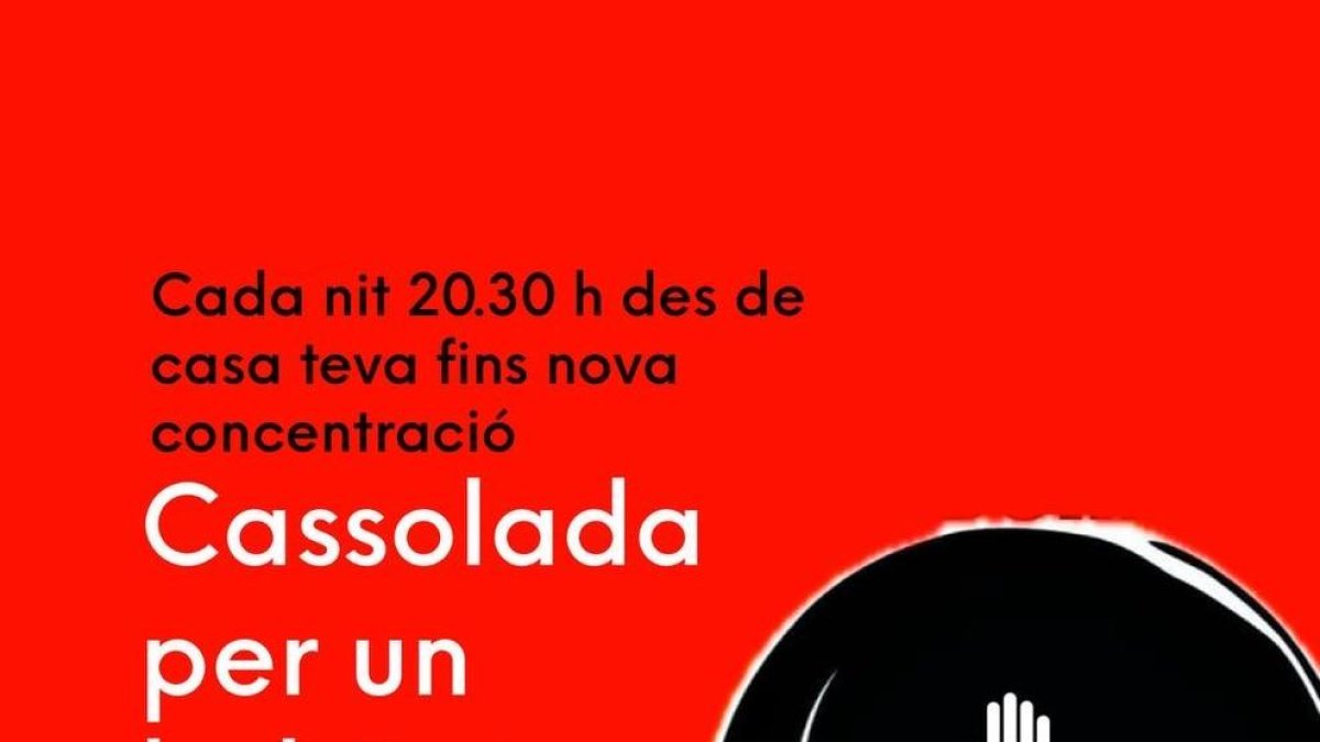 Cartell de la cassolada de DenunciAND