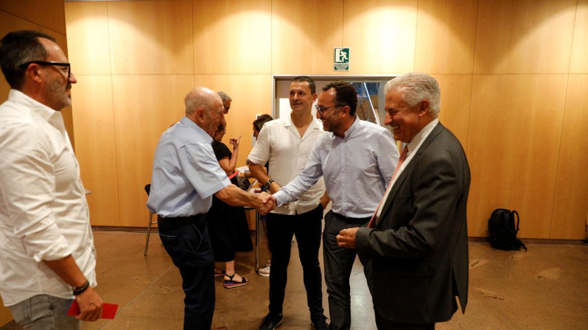 Jordi Cerqueda en el congrés liberal.