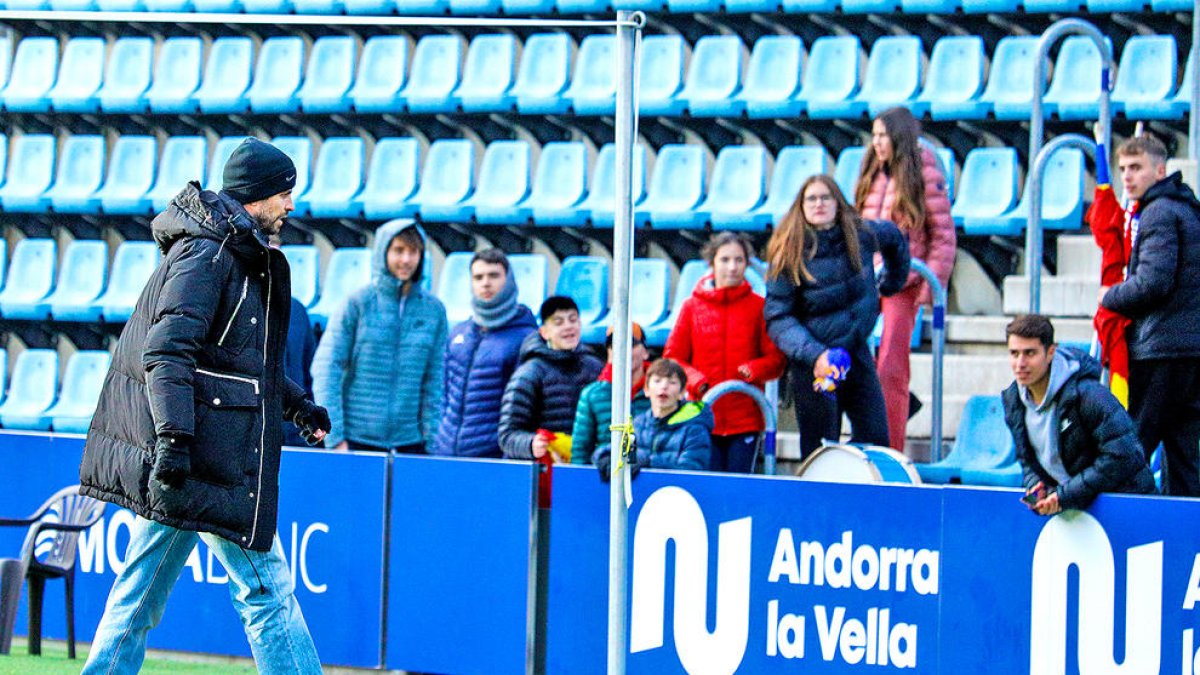 Gerard Piqué, en un partit de la passada temporada a l'Estadi Nacional.