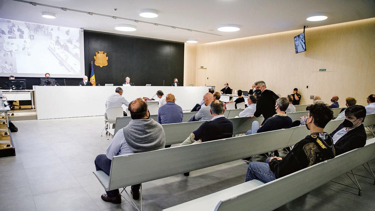 Processats del judici de la causa primera del 'cas BPA'.