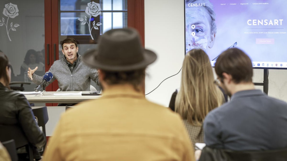 Roda de premsa de presentació del cens d'artistes d'Andorra-CENSART