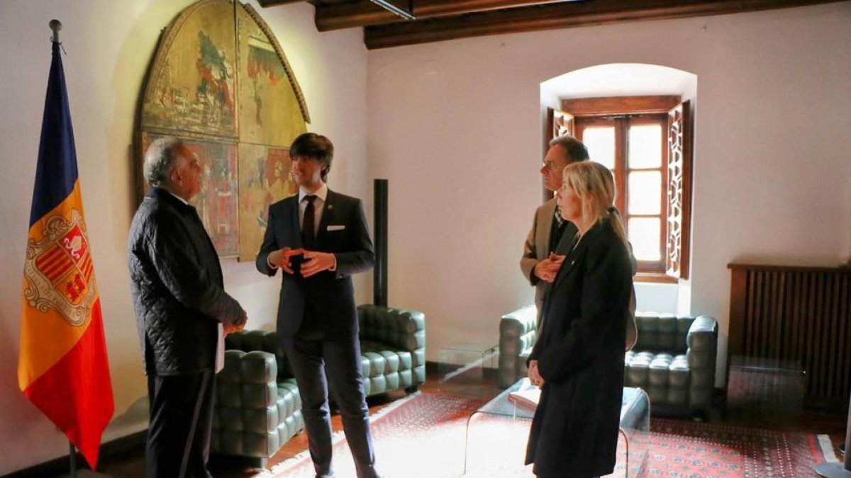 Visita de l'ambaixador d'Itàlia, Giuseppe Buccino, al Consell General