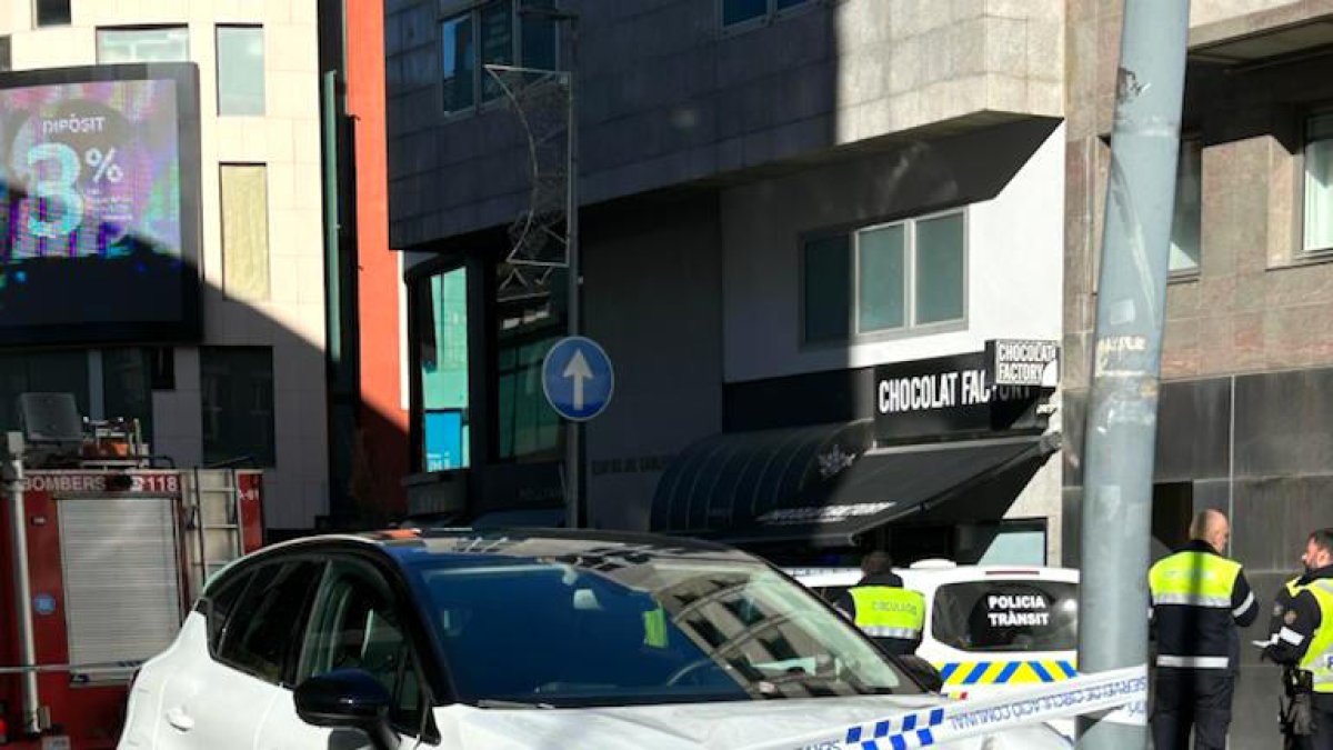 Un ferit en un accident al carrer de la Unió