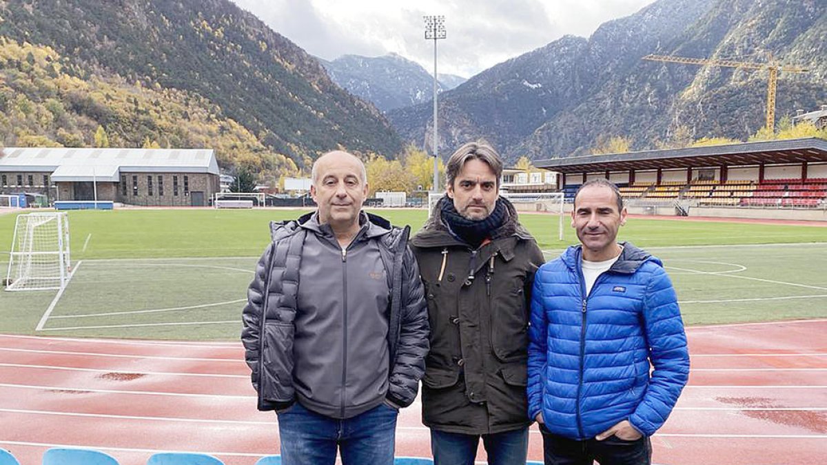 Javier Giménez, Josep Maria Missé i Marcos Sanza.