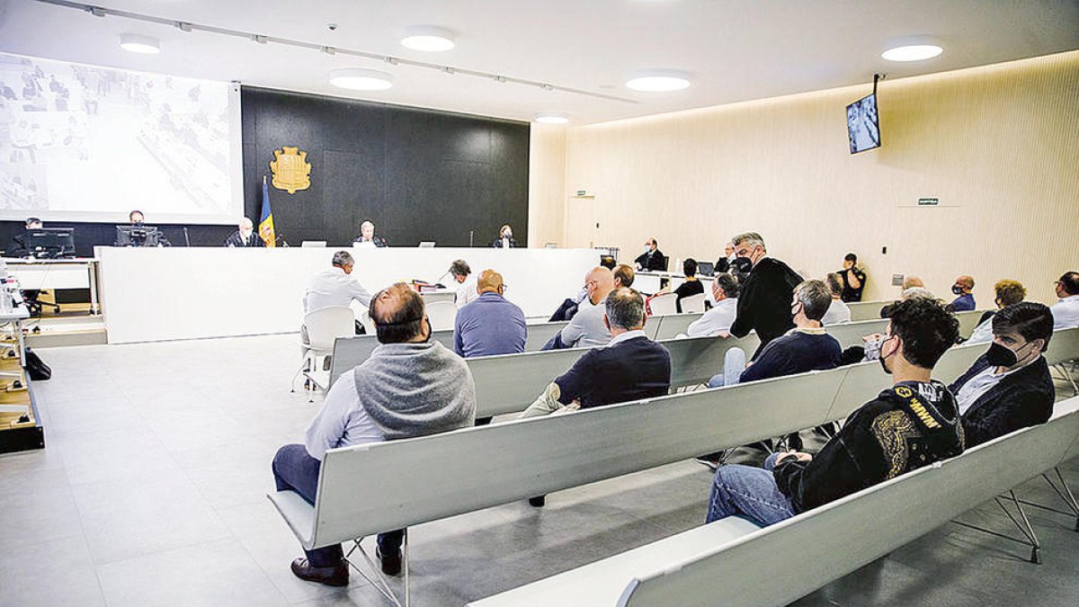 Judici per la causa primera de Banca Privada d'Andorra.