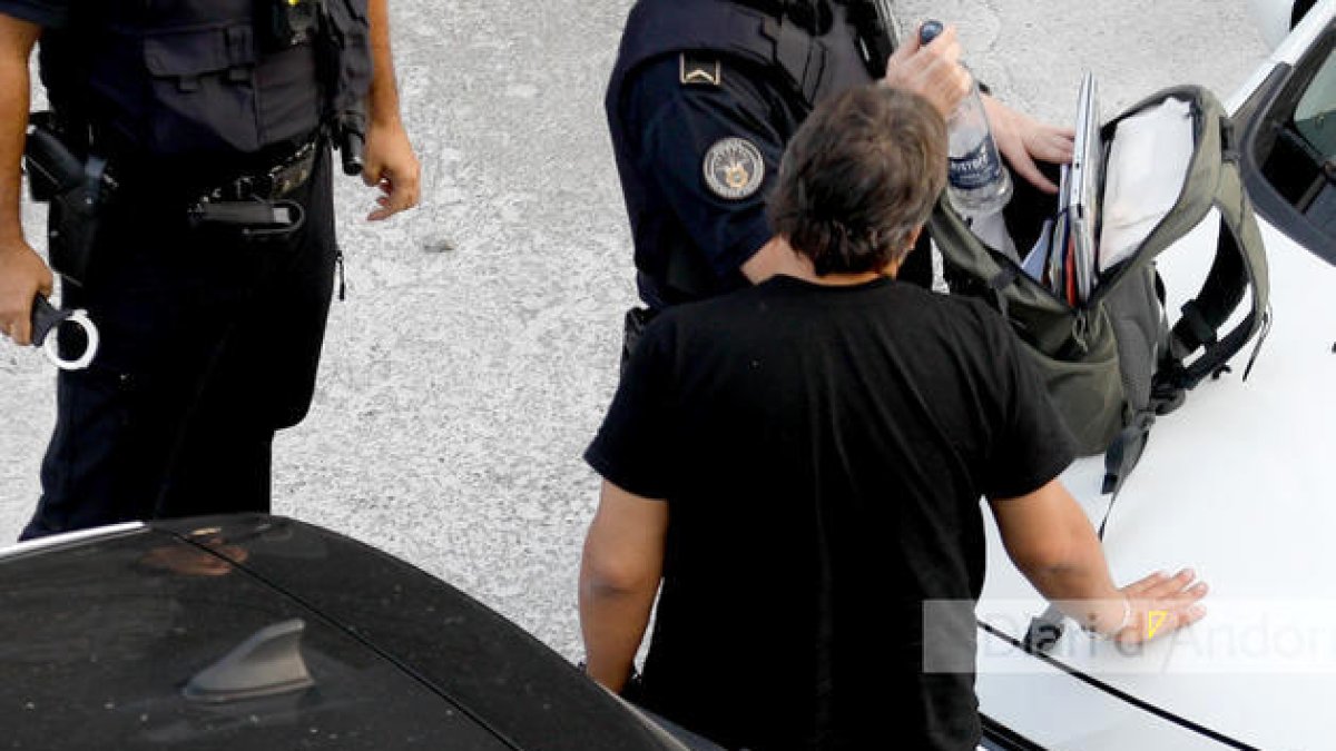 El turista detingut per alcoholèmia.