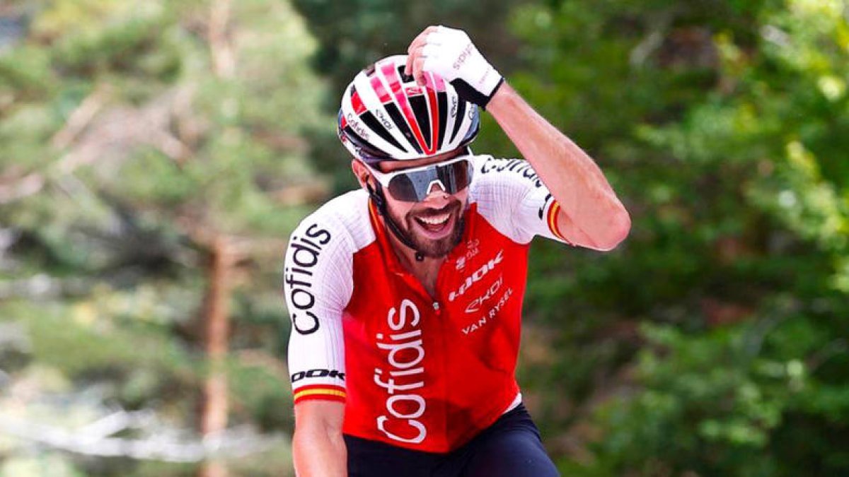 Jesús Herrada es va imposar a l'11a etapa de la Vuelta.