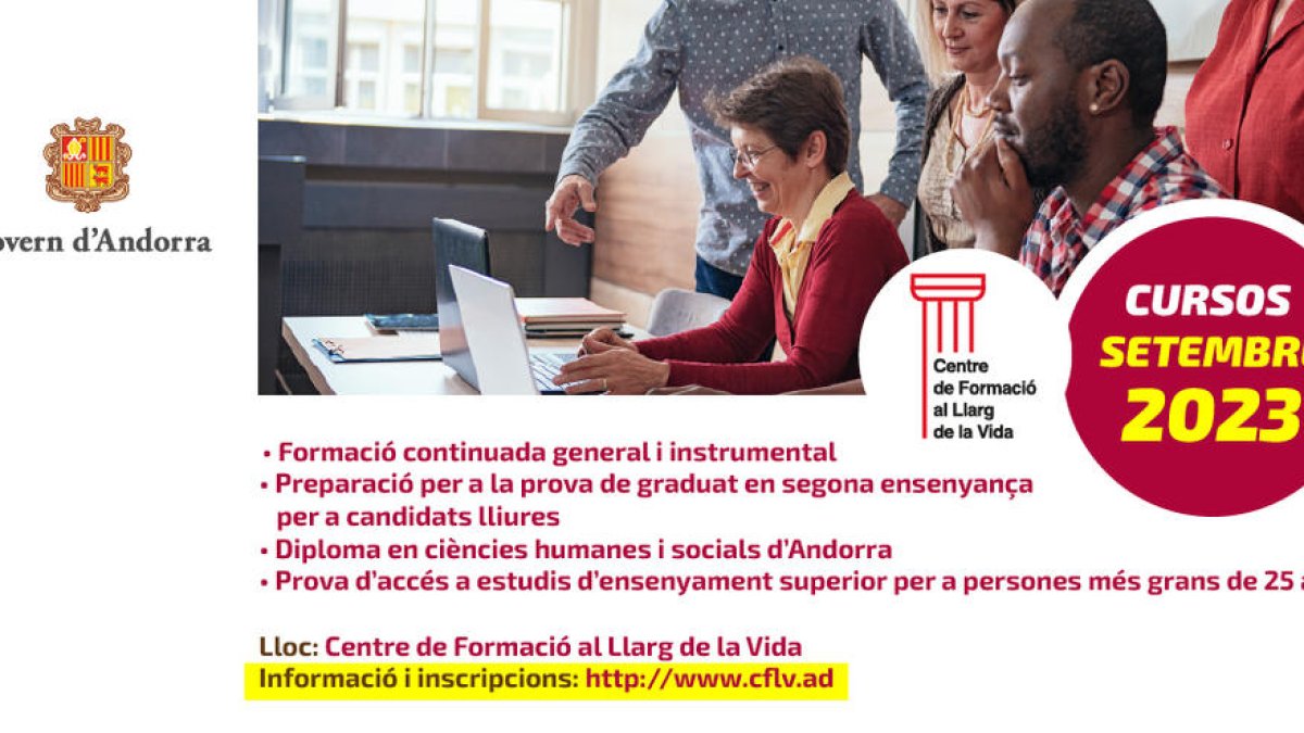 Cartell inscripcions Llarg de la Vida