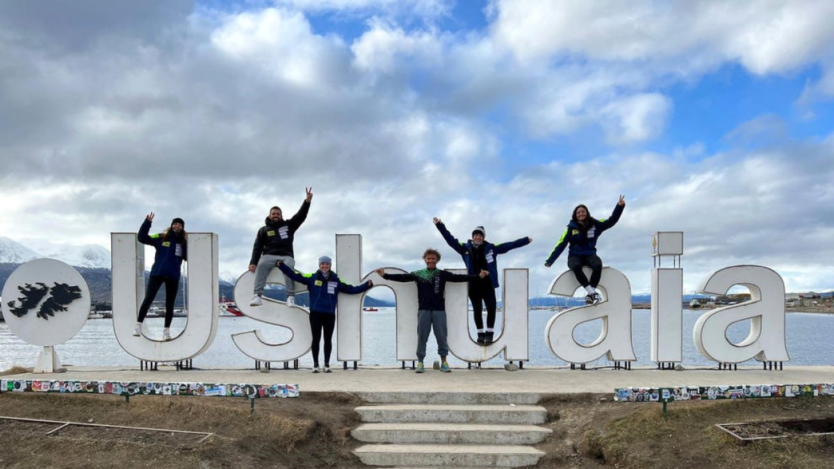 L'equip B femení a Ushuaia.