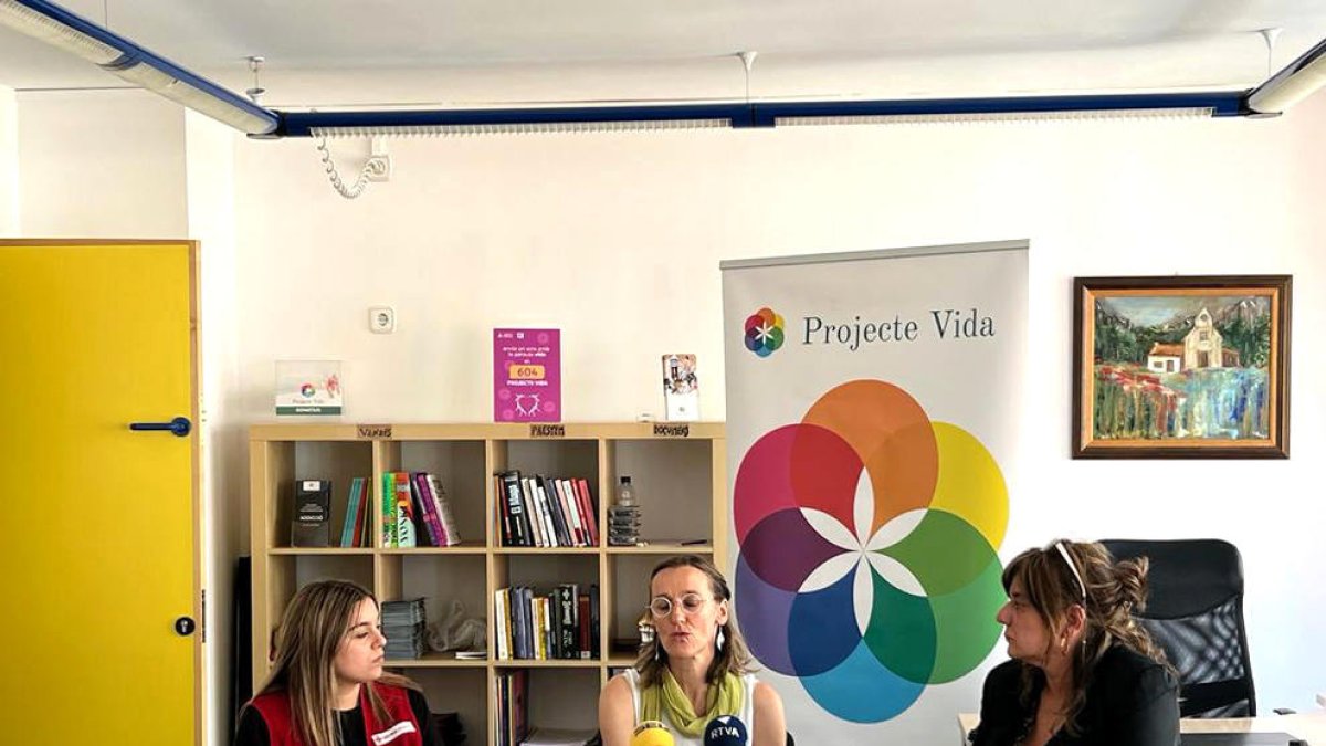 Roda de premsa de Projecte Vida