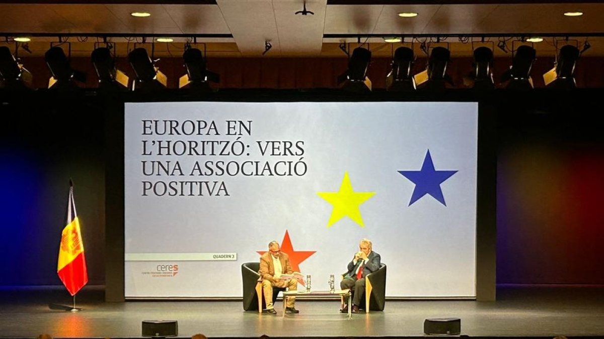 L'excap de Govern Jaume Bartumeu a la presentació del quadern 'Europa en l'horitzó: vers una associació positiva'