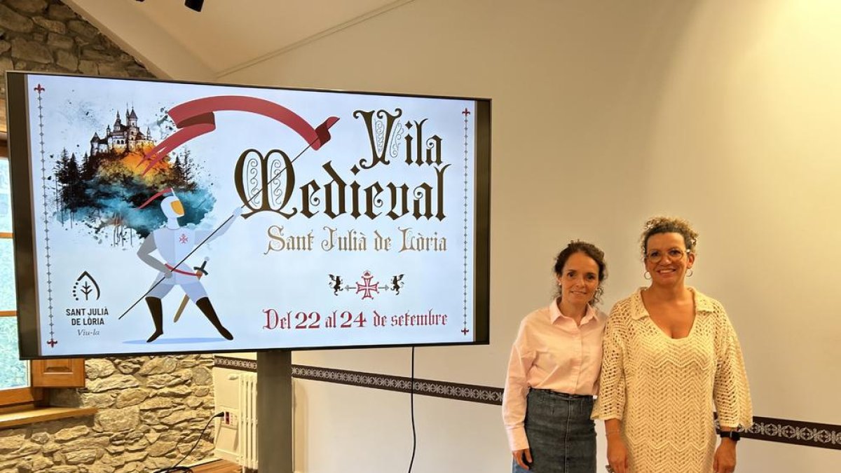 Sònia Carrillo i Laura Rogé, a la presentació aquest matí.