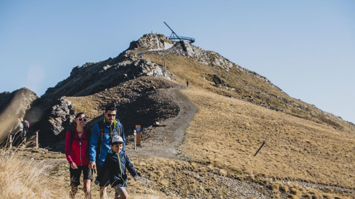 Visitants del mirador de Tristaina