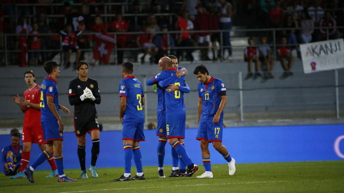 La selecció ha perdut a Sion contra Suïssa per 3 a 0