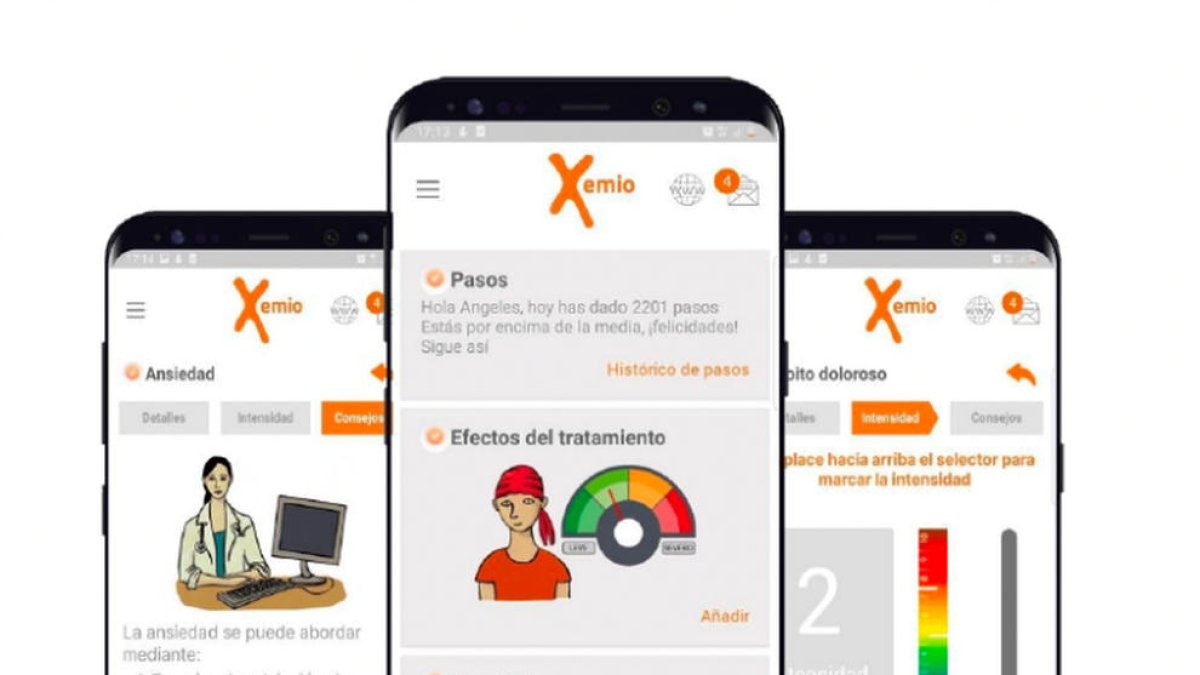 Presentació de l'aplicació Xemio en suport mòbil