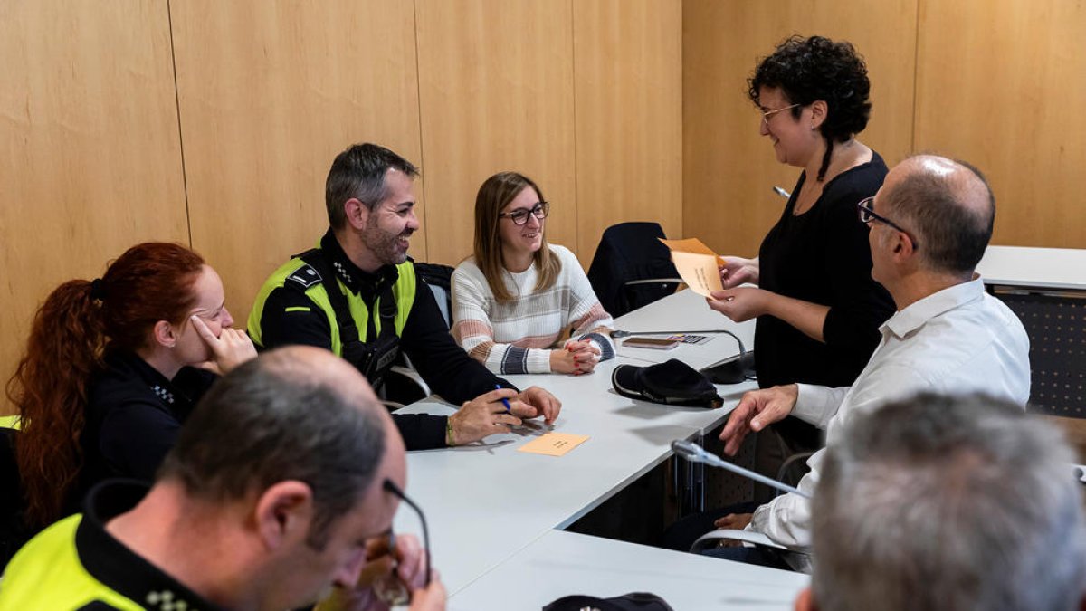 Sessió de formació d'ahir.