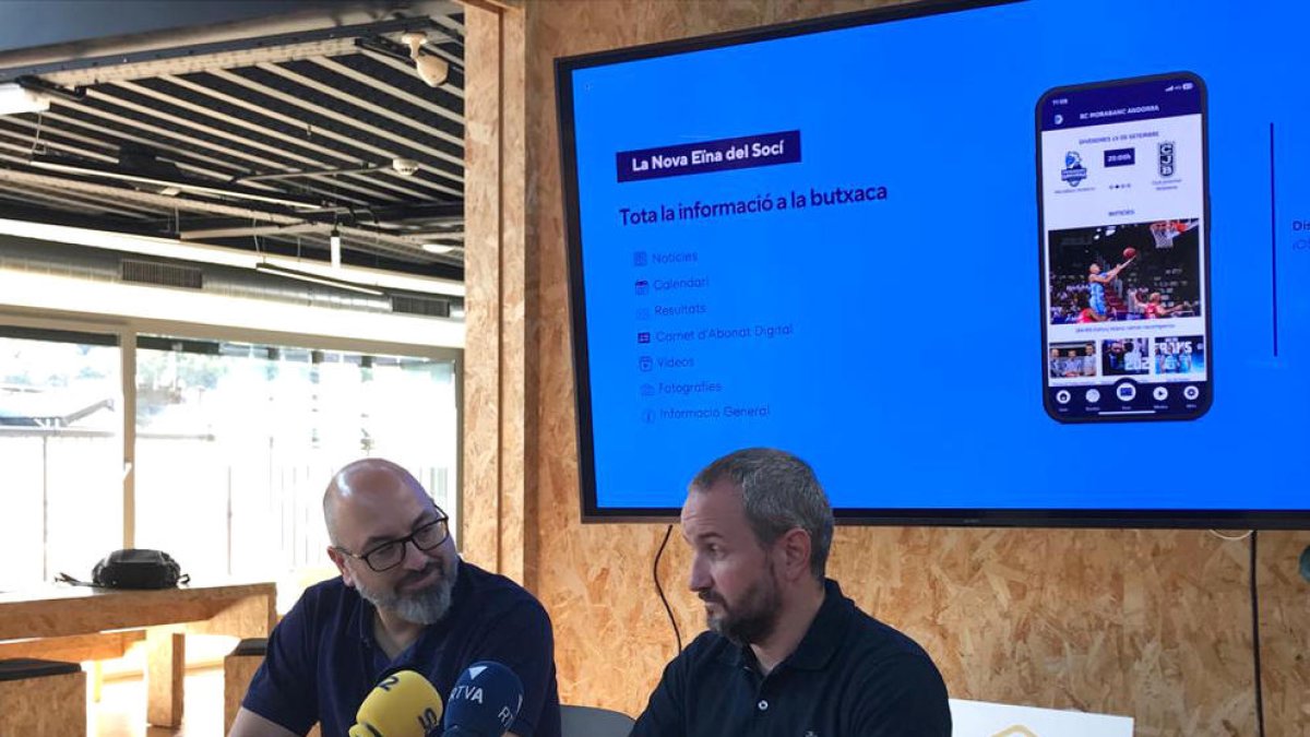 El MoraBanc Andorra va presentar la nova app.