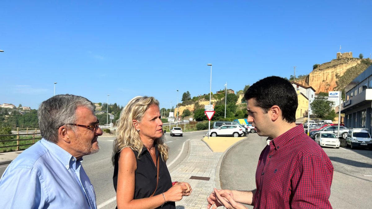 Àngel Ros, Montse Mínguez i Joan Barrera.