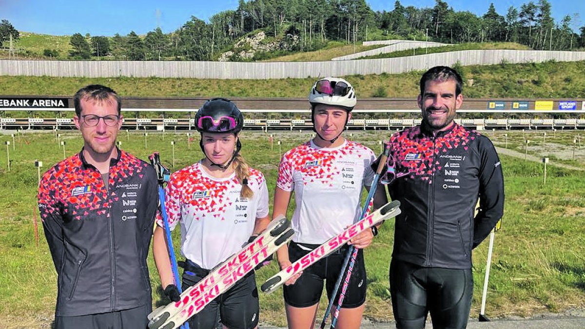L'equip femení a Villard-de-Lans.