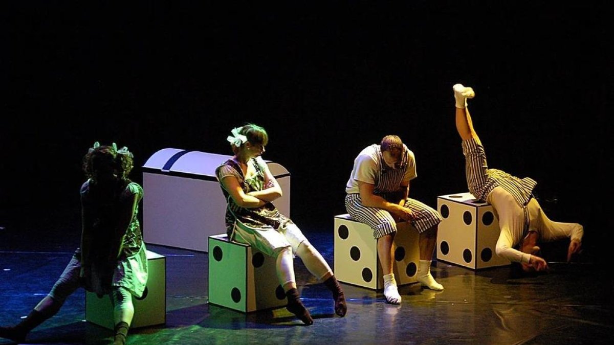 Representació de l'espectacle 'Els colors del Tic-Tac'