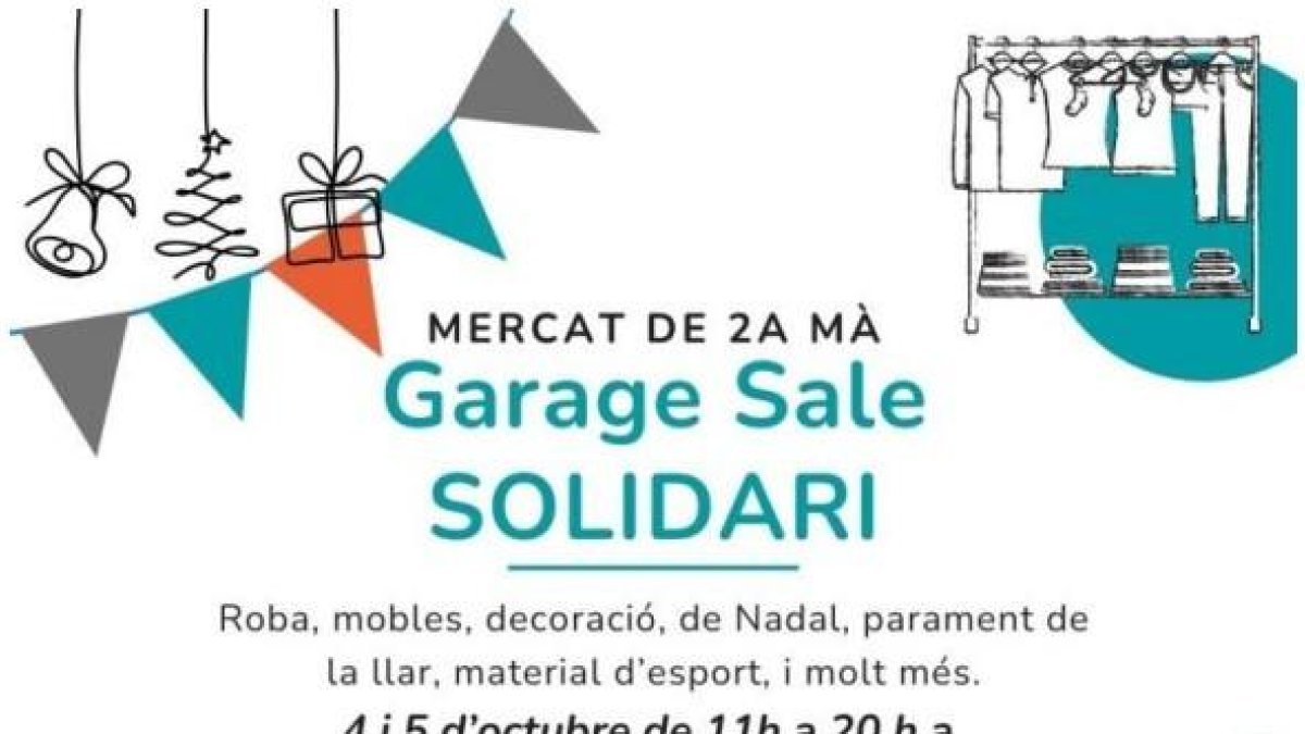 Mercat de segona mà, Garagne Sale Solidari, en benefici de les ONG